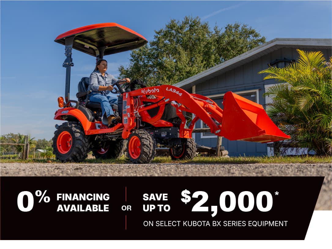Save on Select BX Series Tractors